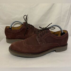 Clarks Men Wahlton Wing Brushed‎ Leather Men’s Size 8.5
